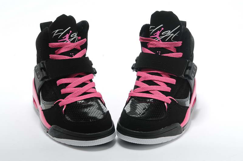 Air Jordan Retro 4.5 Nouvelles Chaussures Femmes New Rose Noire (4)